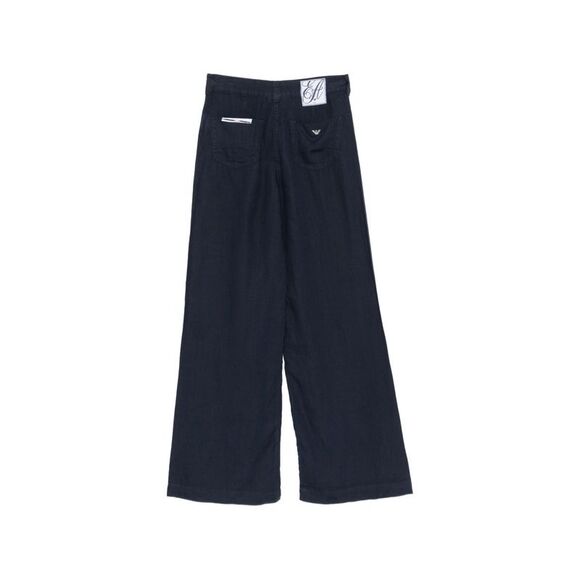 Emporio Armani Women Linen Trousers